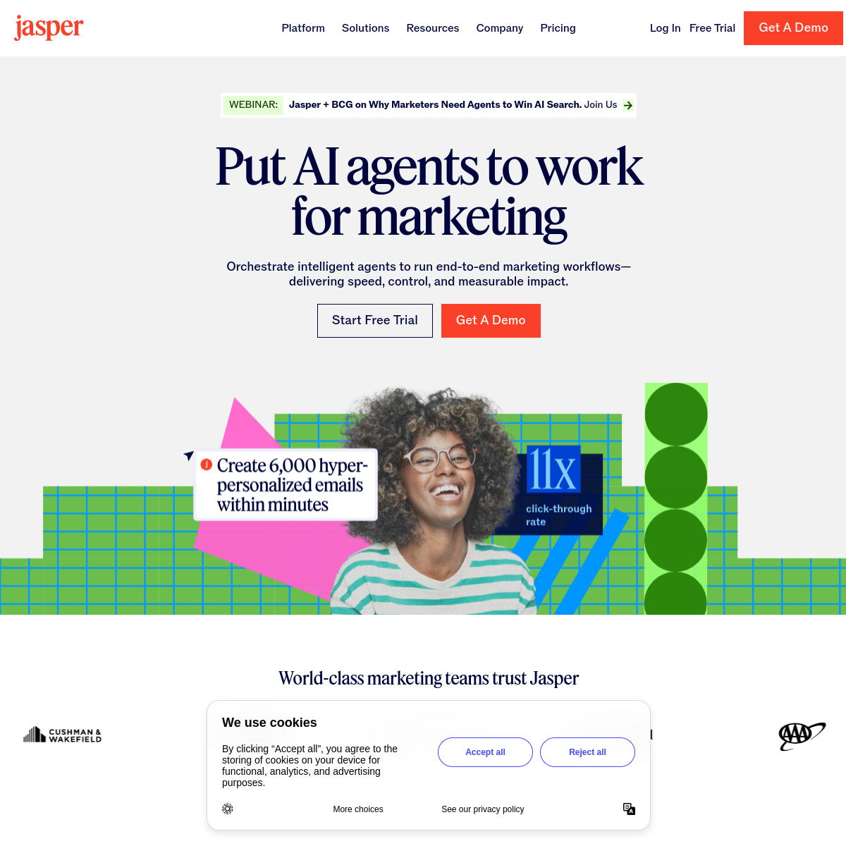 Screenshot of Jasper