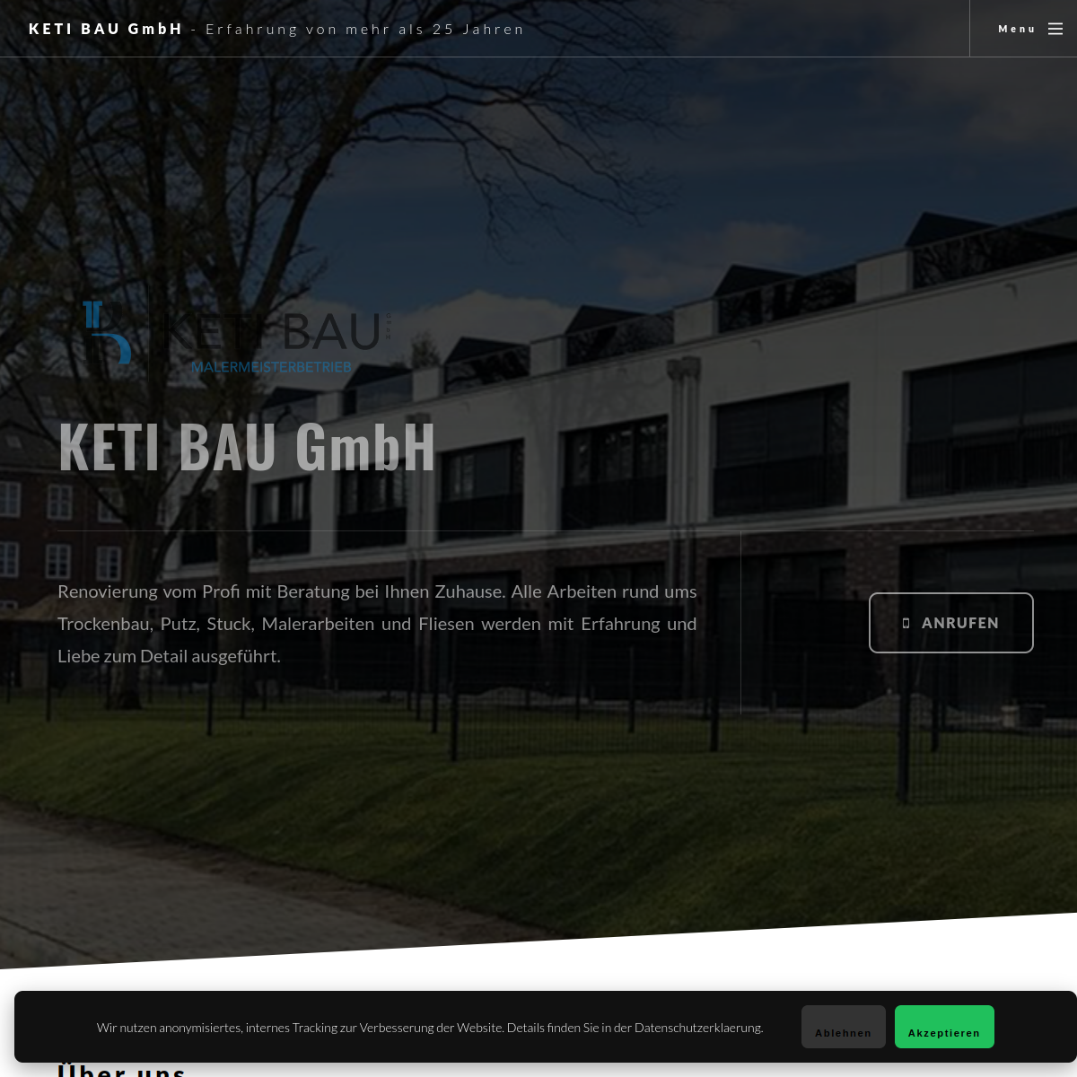Screenshot von KETI BAU GmbH