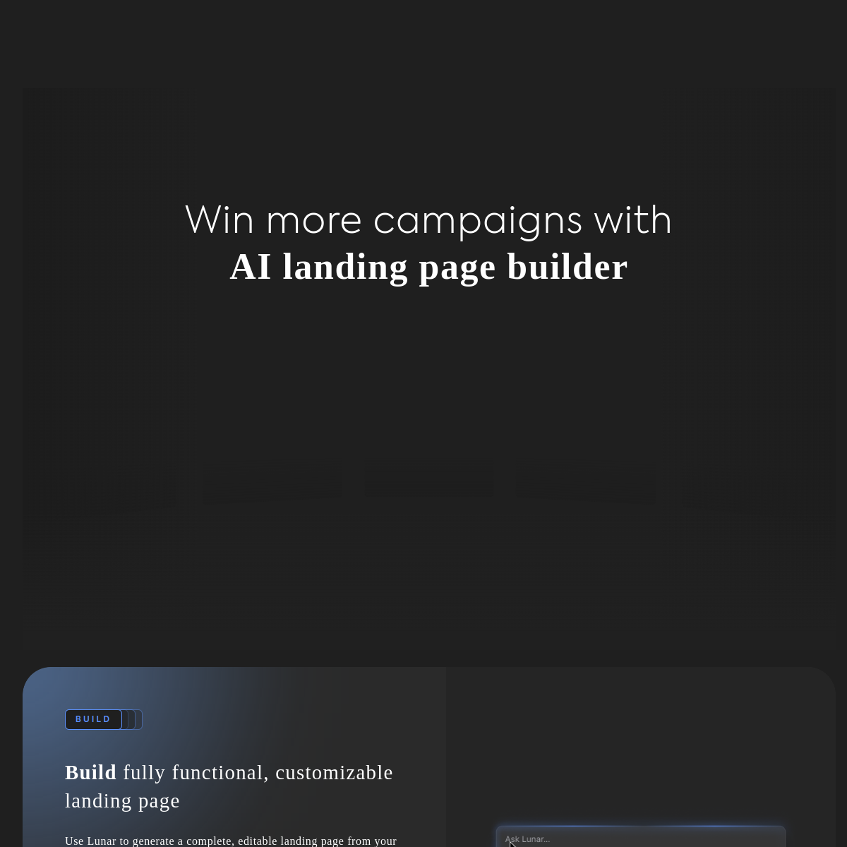 Screenshot of Landingi