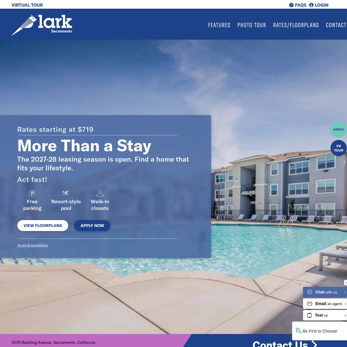 Screenshot of Lark Sacramento