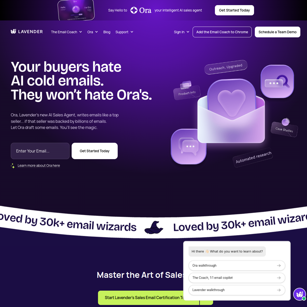 Screenshot of Lavender