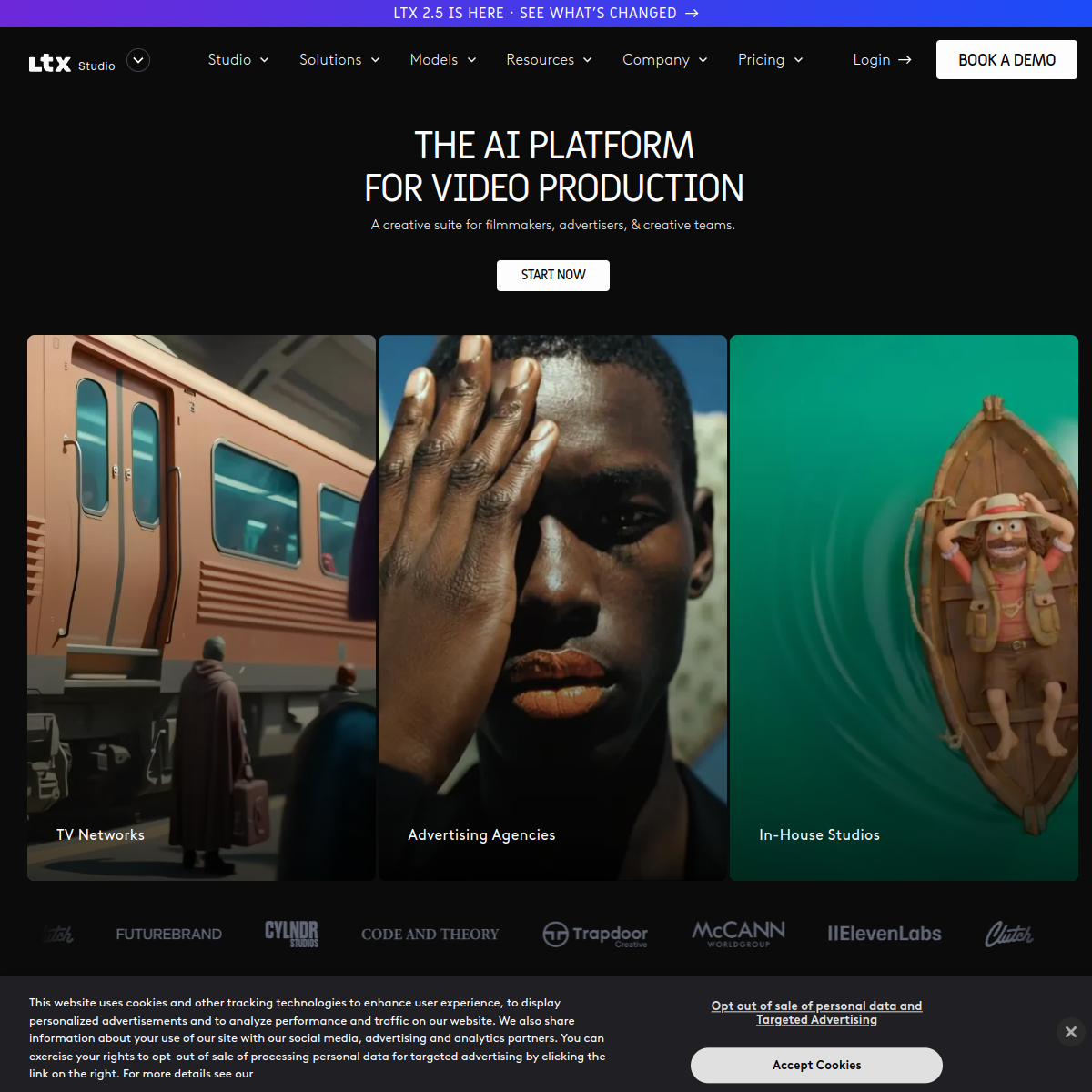 Screenshot of LTX Studio