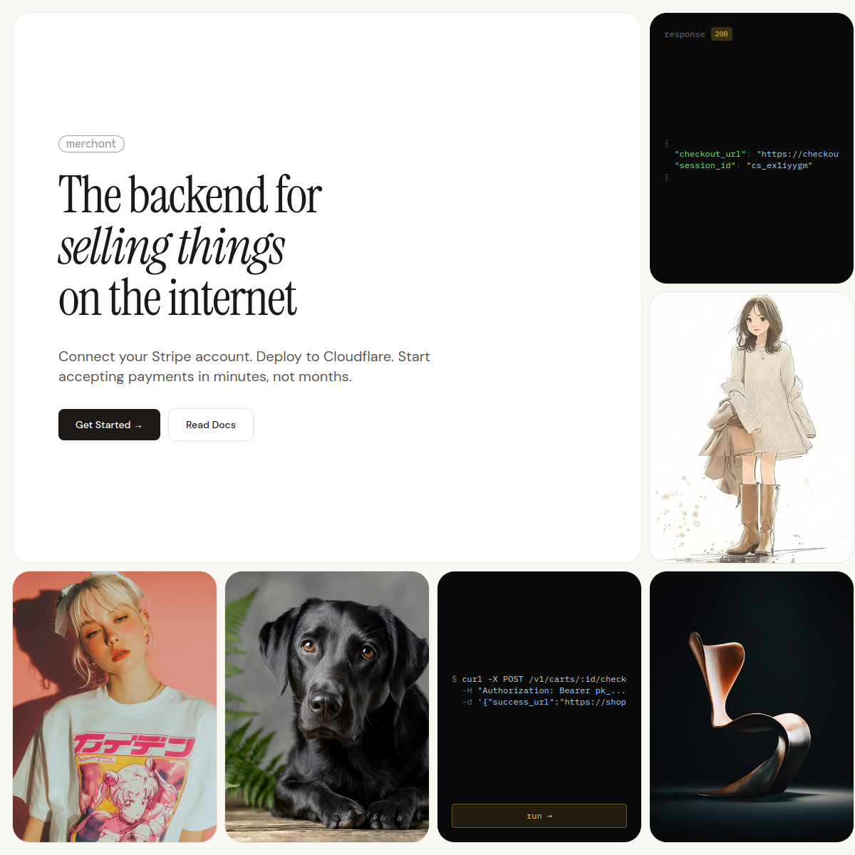 merchant project preview