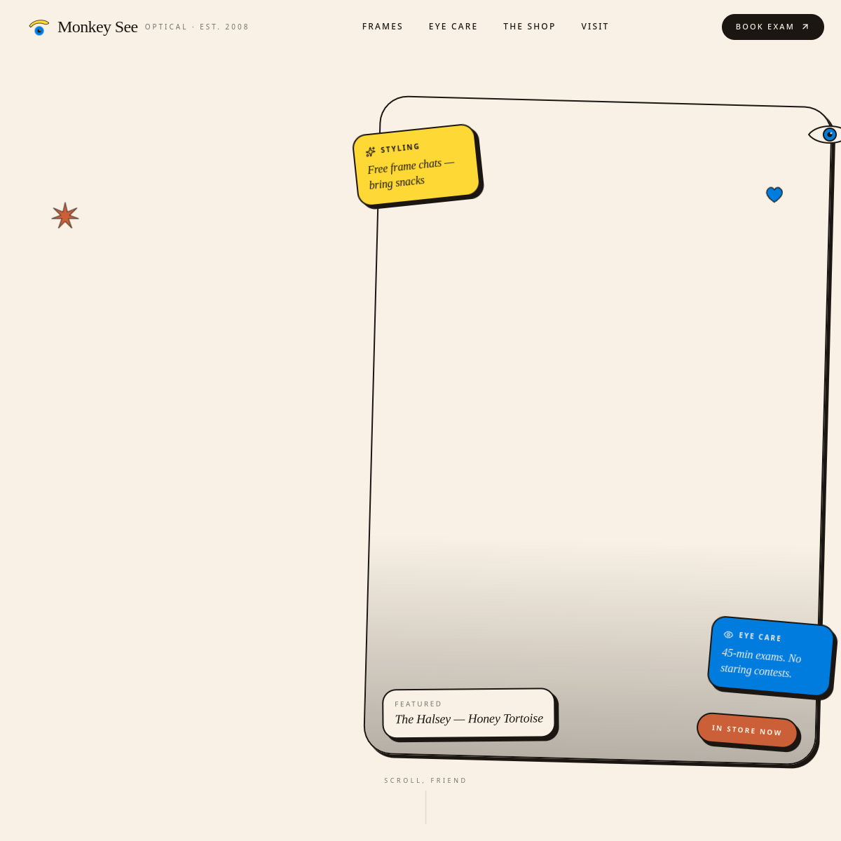 Monkey See Vision website screenshot