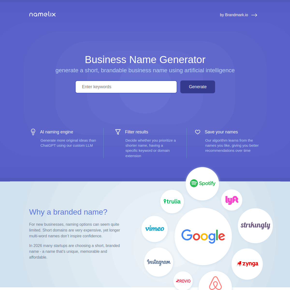 Screenshot of Namelix
