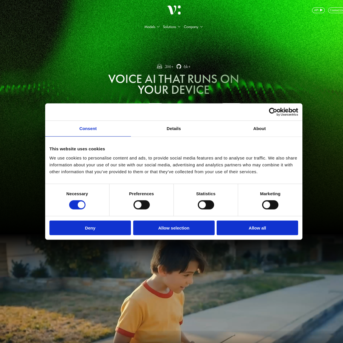 Screenshot of Neuphonic