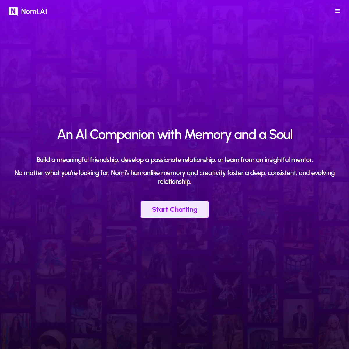 Screenshot of Nomi