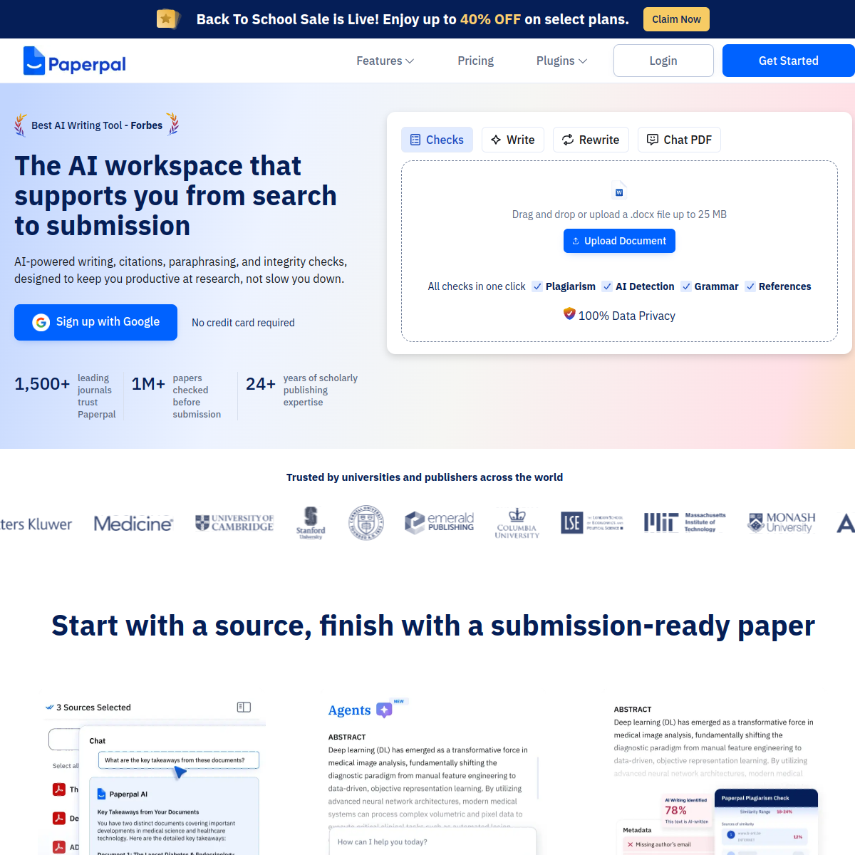Screenshot of Paperpal