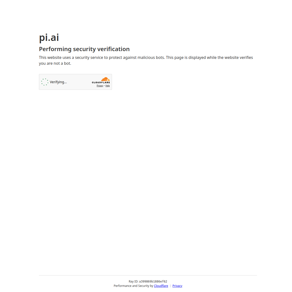 Screenshot of Pi