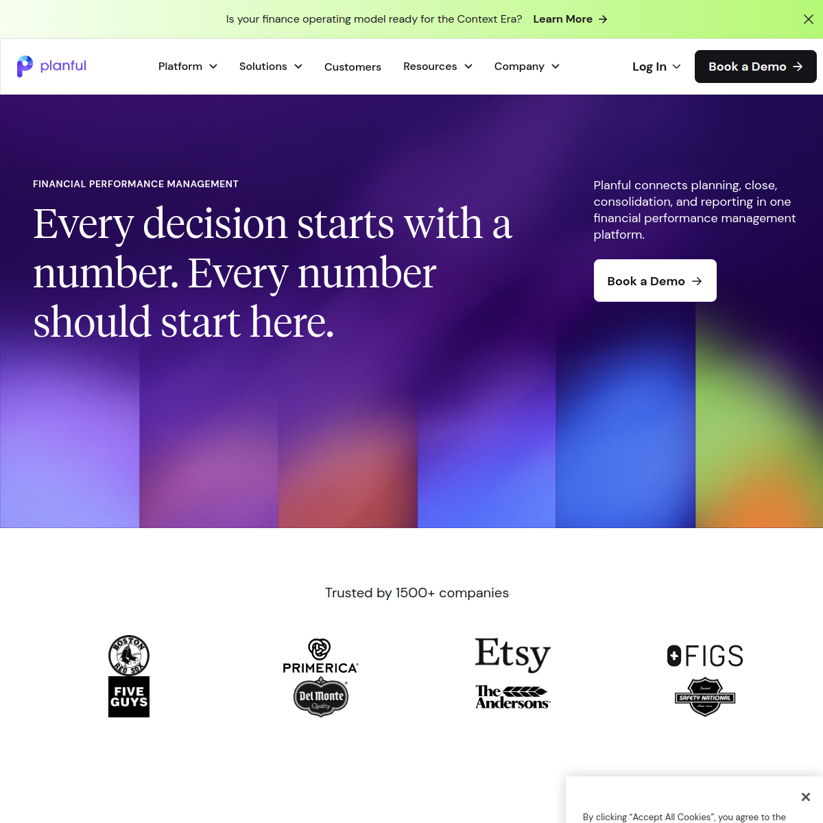 Screenshot of Planful