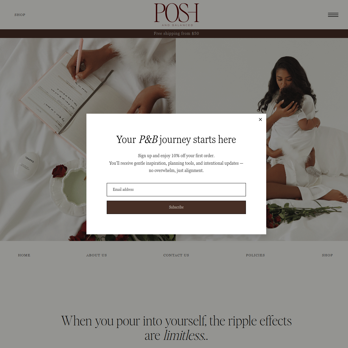 Preview of poshandbalanced.com