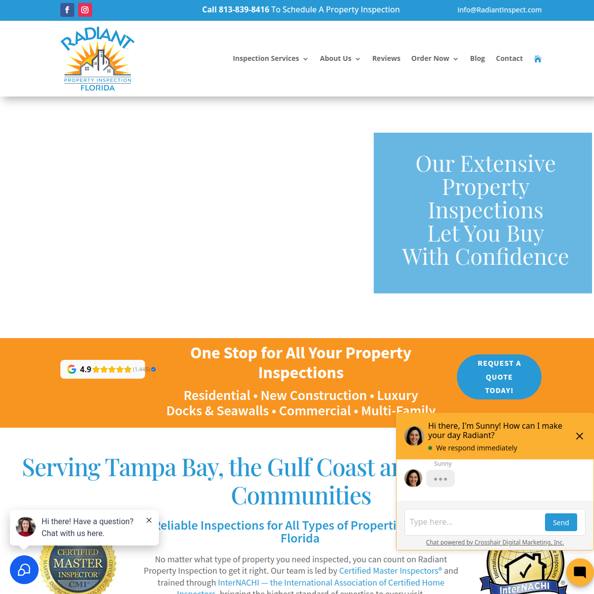 Screenshot of A Radiant Property Inspection