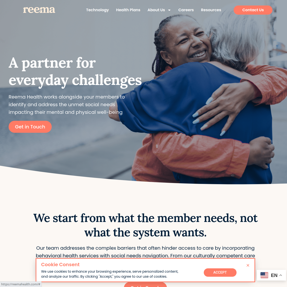Reema Health homepage
