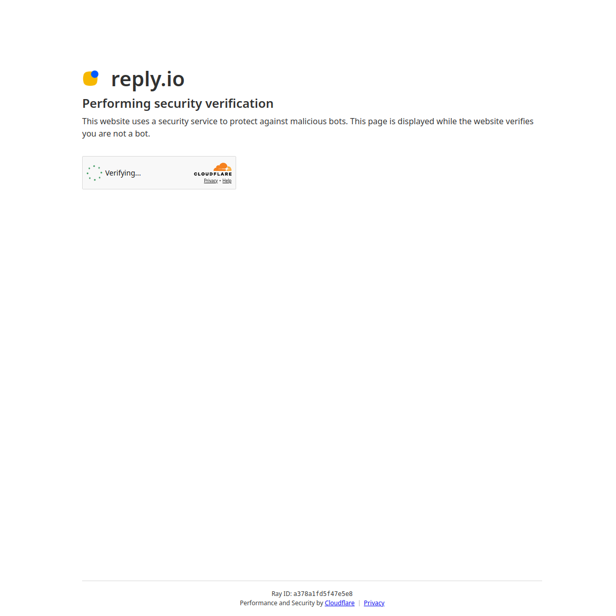 Screenshot of Reply.io