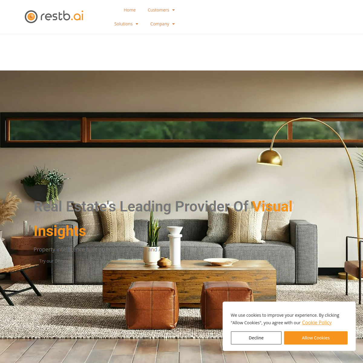 Screenshot of Restb.ai