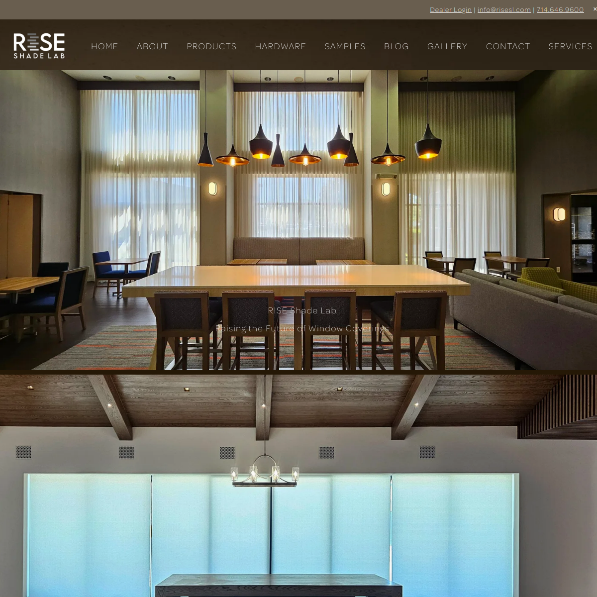 Screenshot of RISE Shade Lab