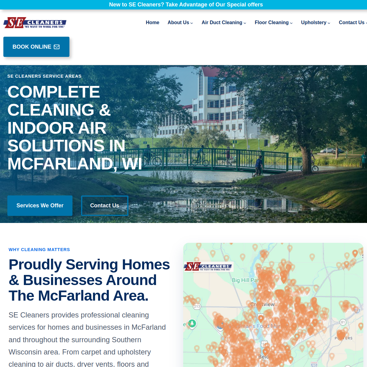 Screenshot of SE Cleaners LLC