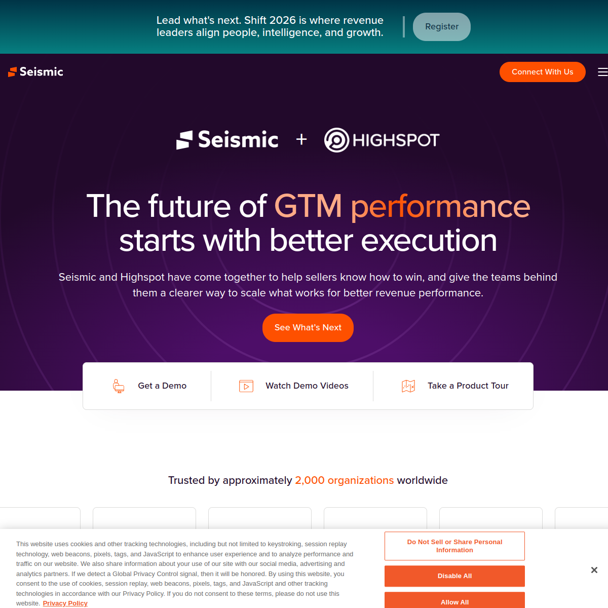 Screenshot of Seismic