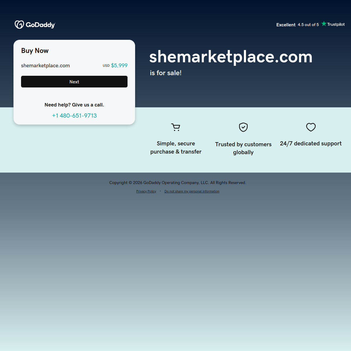 Screenshot of Shemarketplace