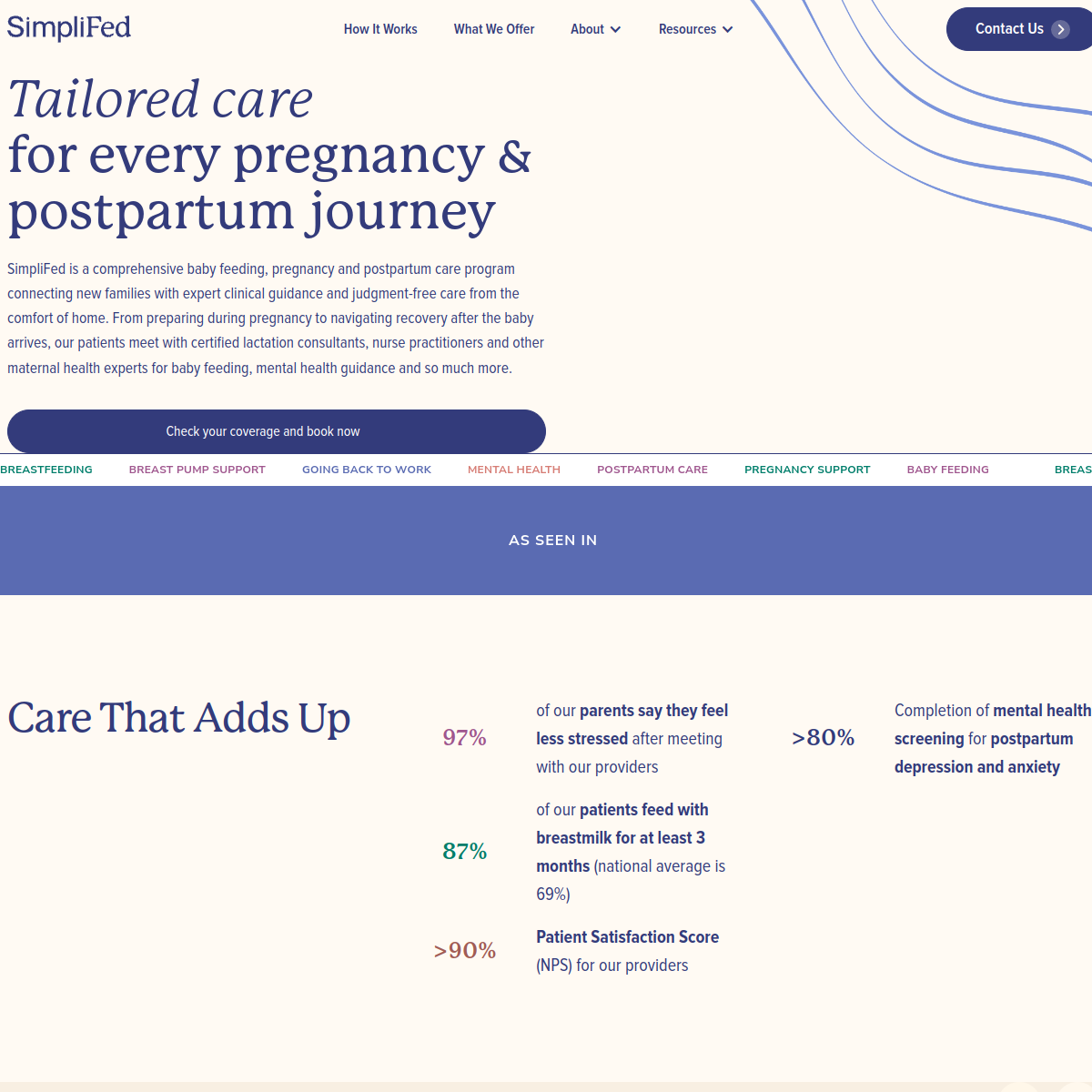 SimpliFed homepage