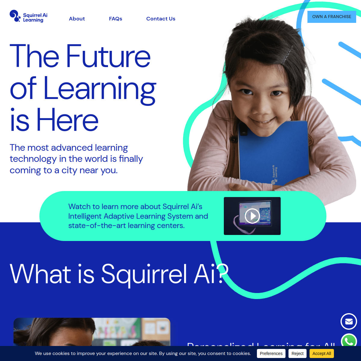 Screenshot of Squirrel AI