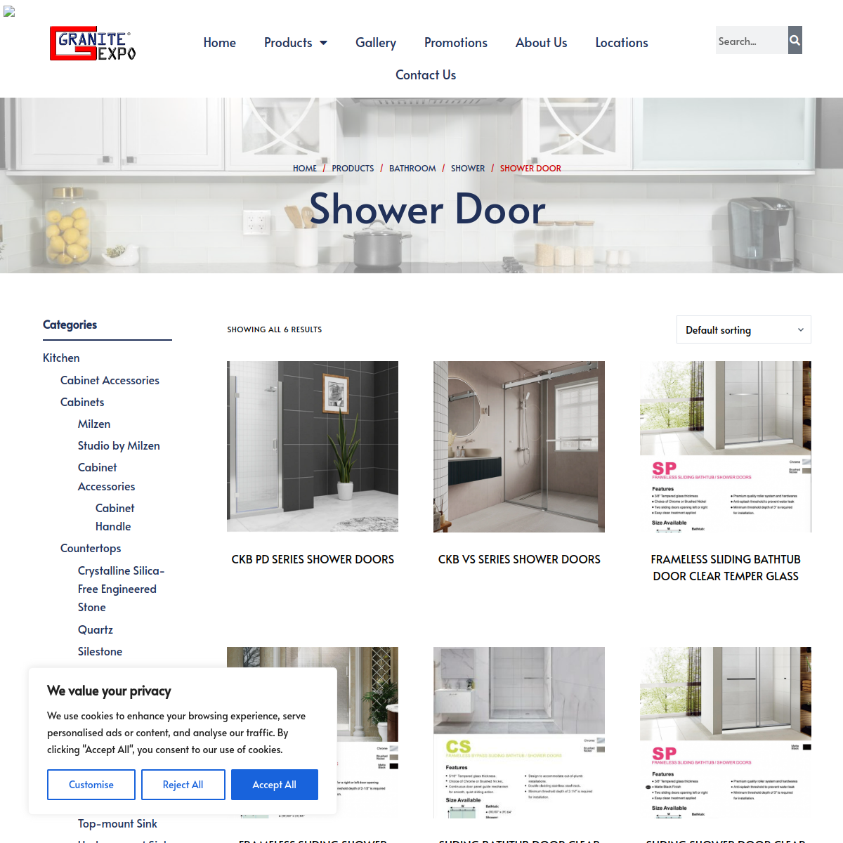 Screenshot of Granite Expo - Emeryville