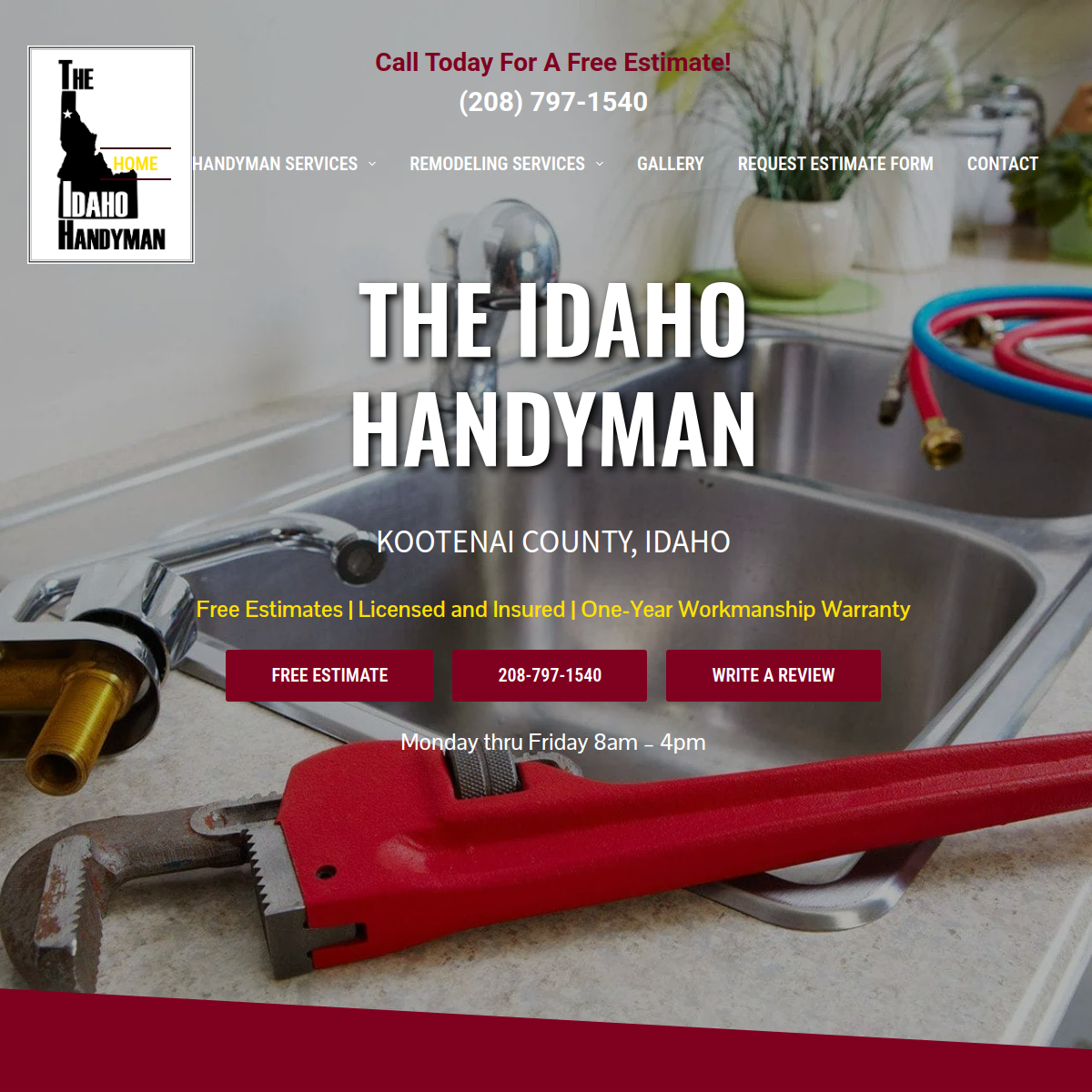 Screenshot of The Idaho Handyman