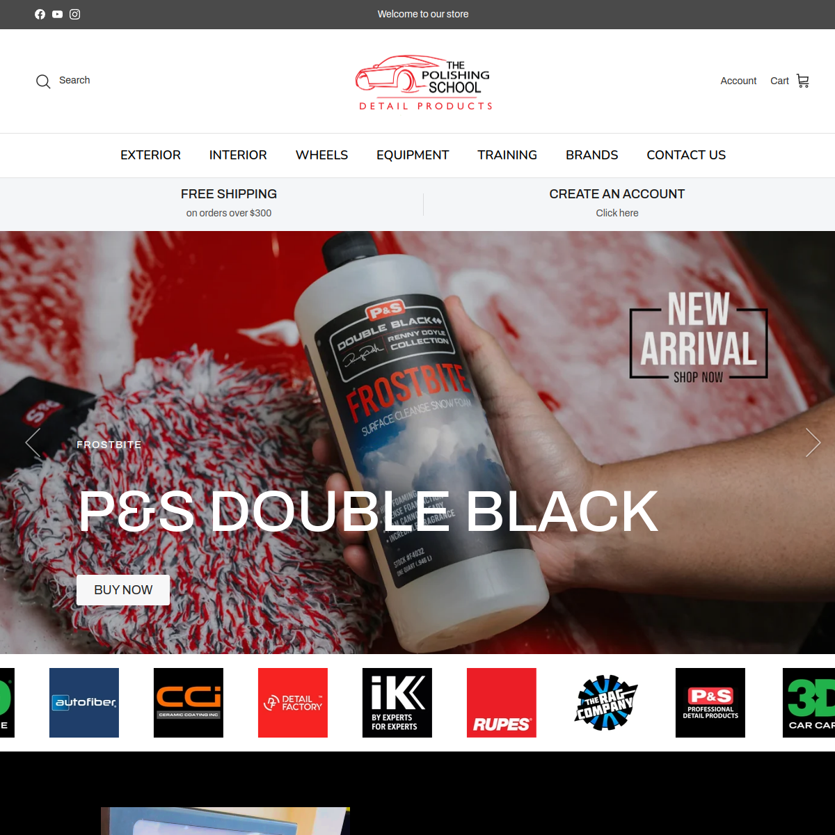 Screenshot of The Polishing School Detail Products