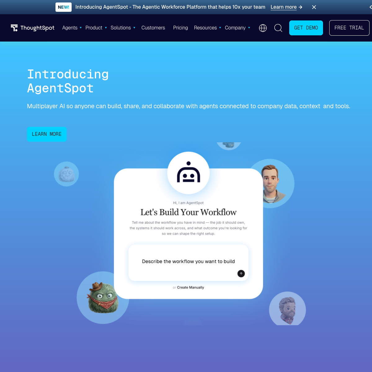 Screenshot of ThoughtSpot