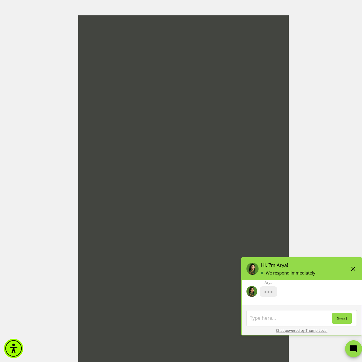 Screenshot of Thump Local, LLC