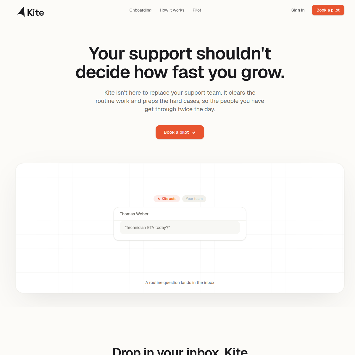 Screenshot of Kite