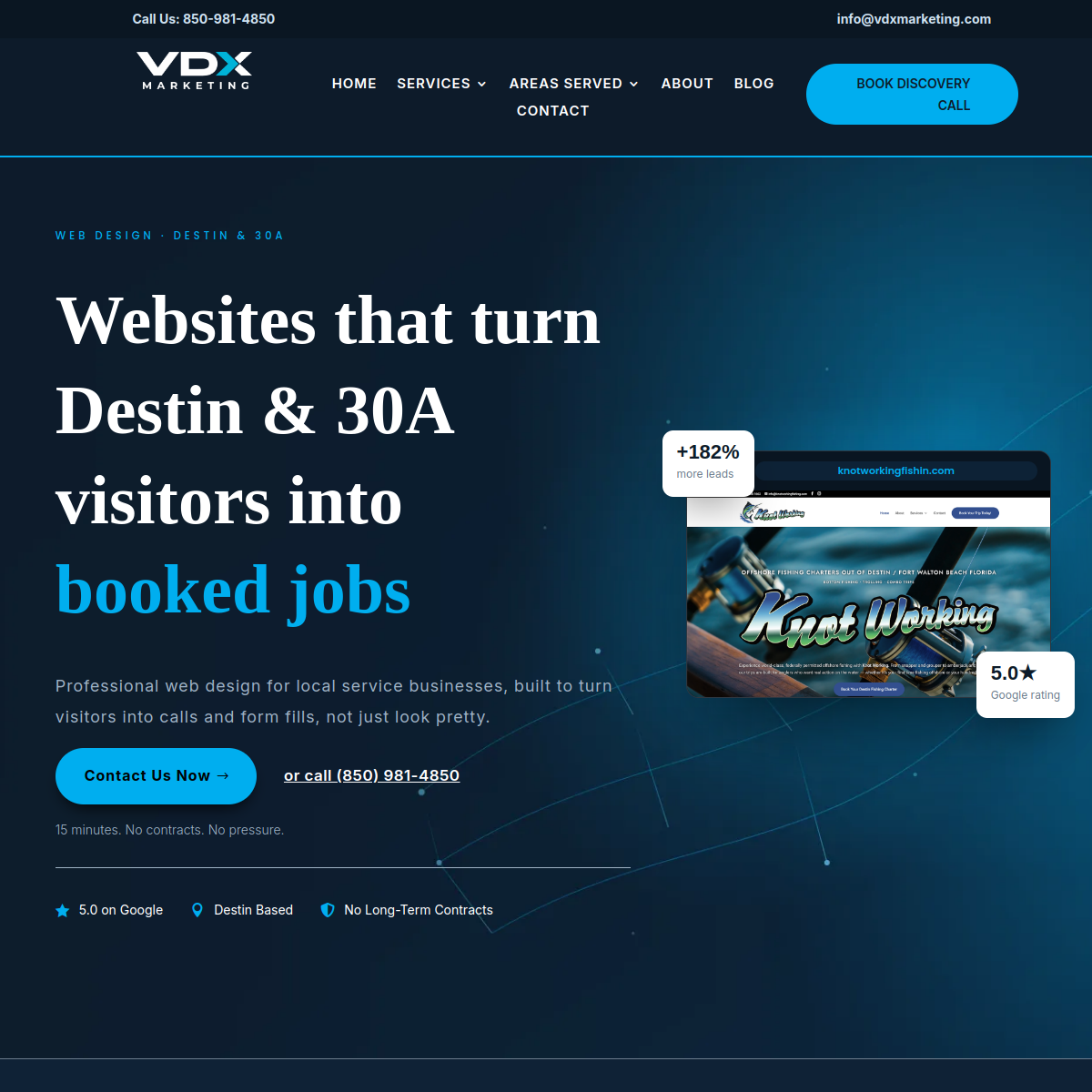 Screenshot of VDX Marketing