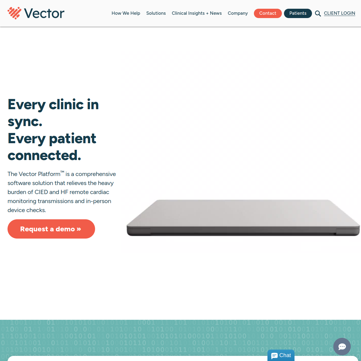 Vector Remote homepage