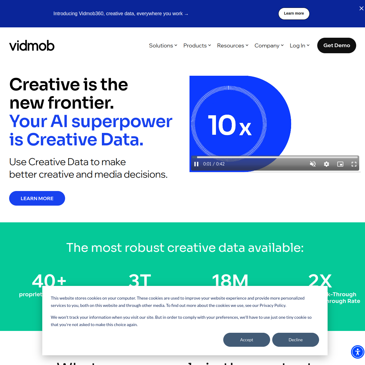Screenshot of VidMob