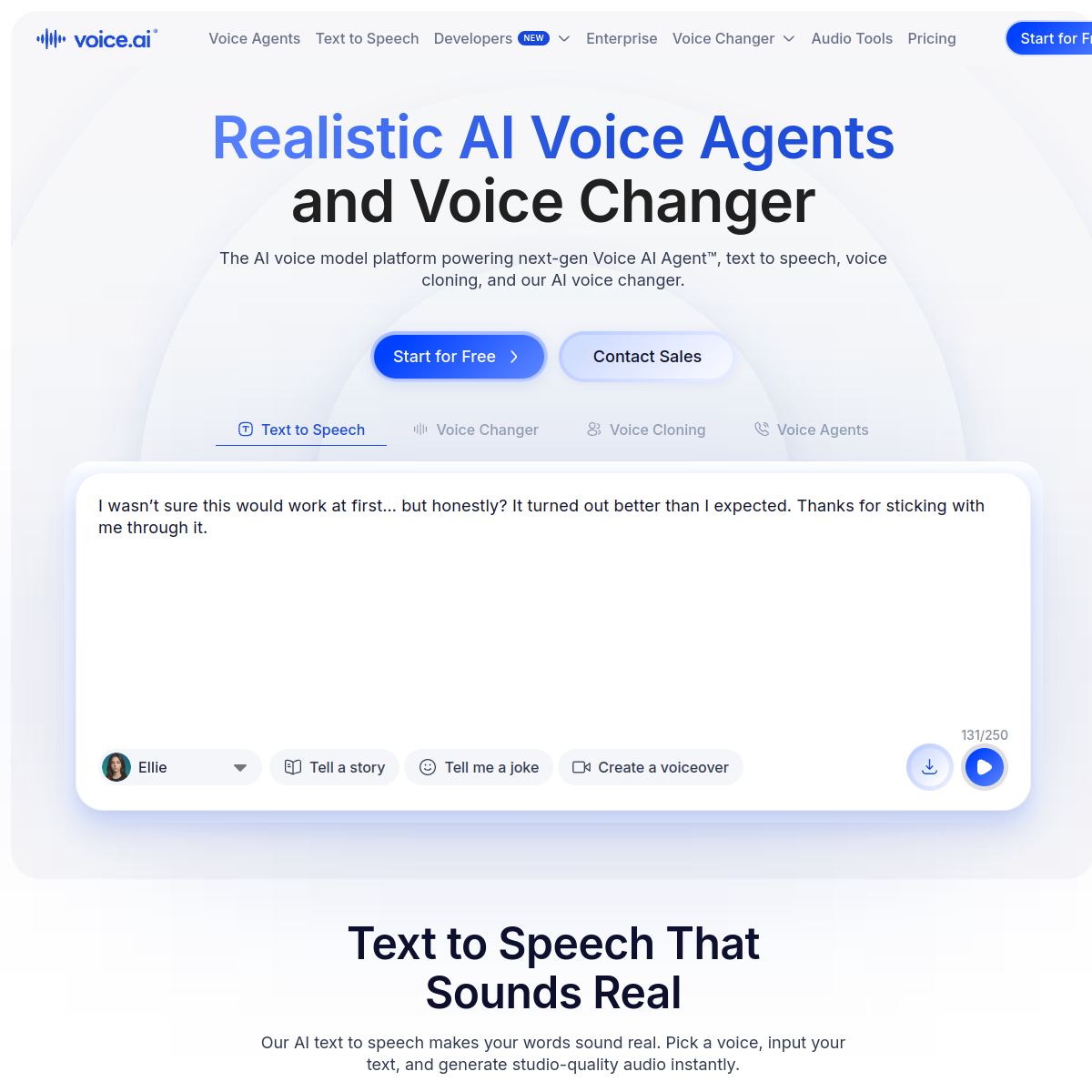 Screenshot of Voice.ai