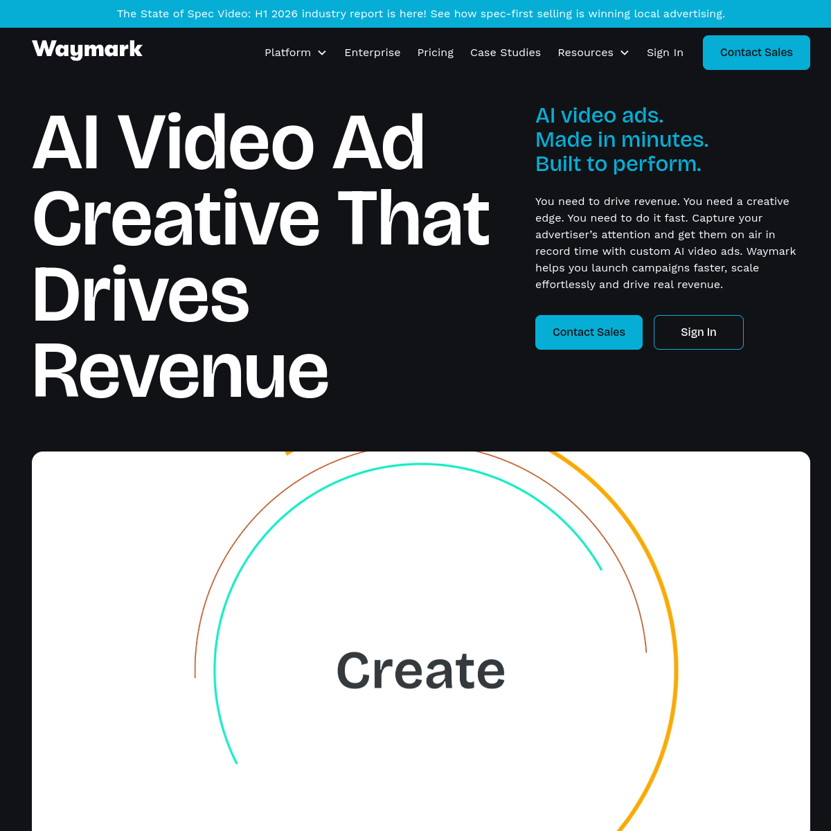 Screenshot of Waymark