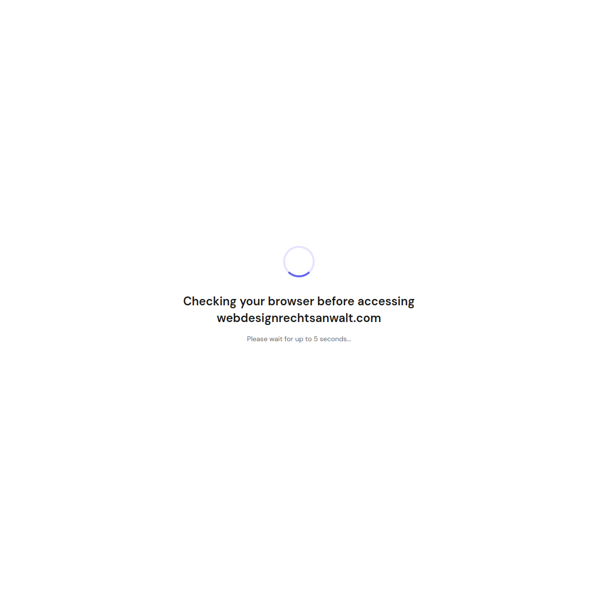 Screenshot der Website