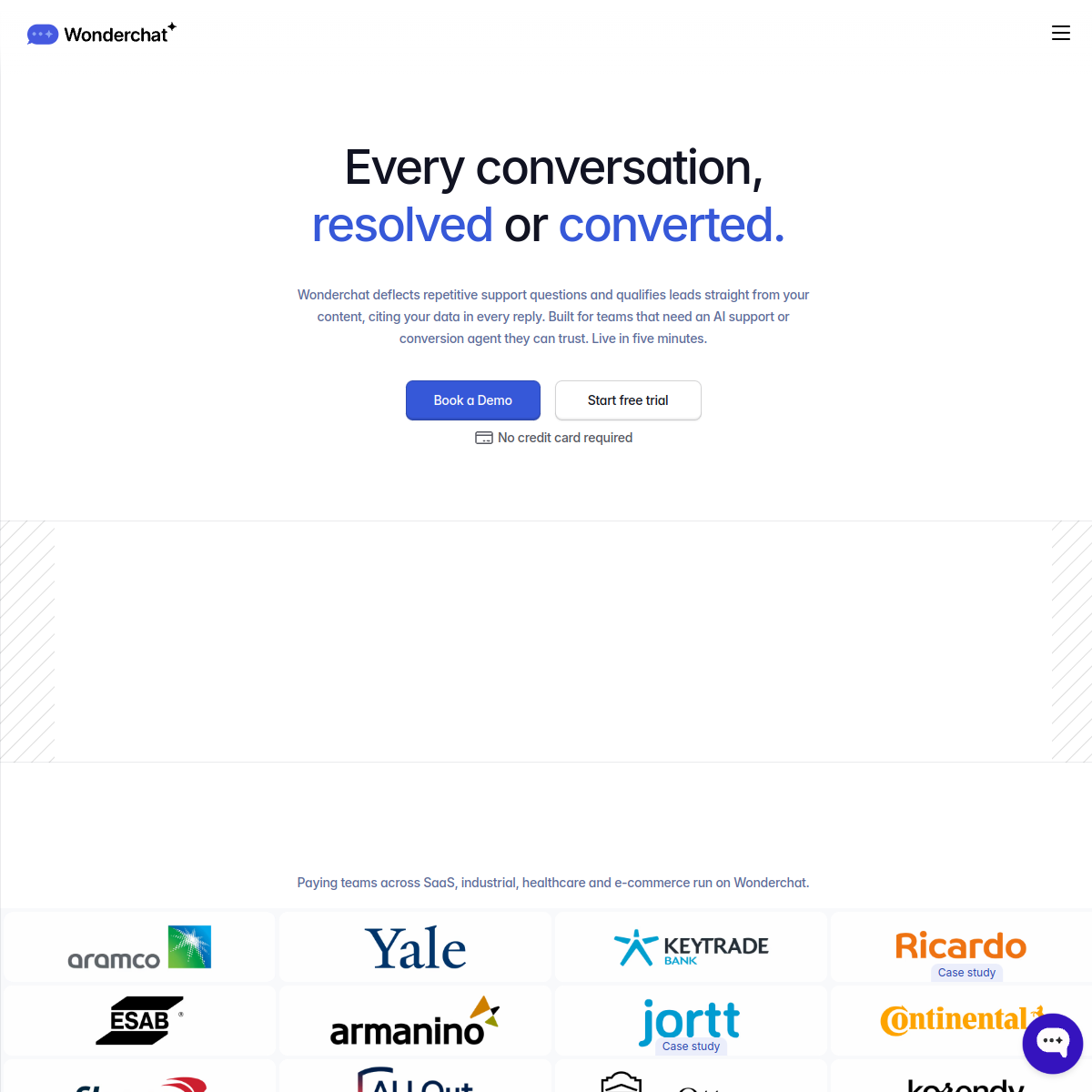 Screenshot of Wonderchat