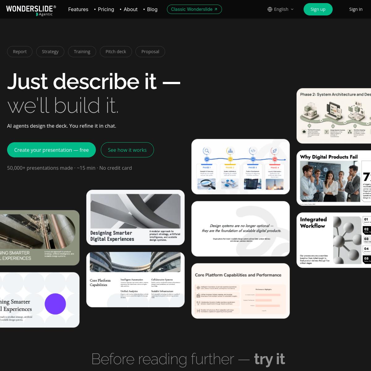 Screenshot of Wonderslide