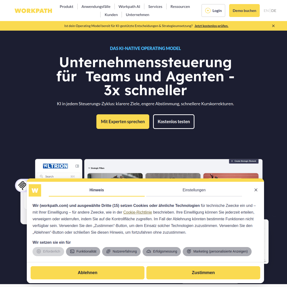 Workpath homepage