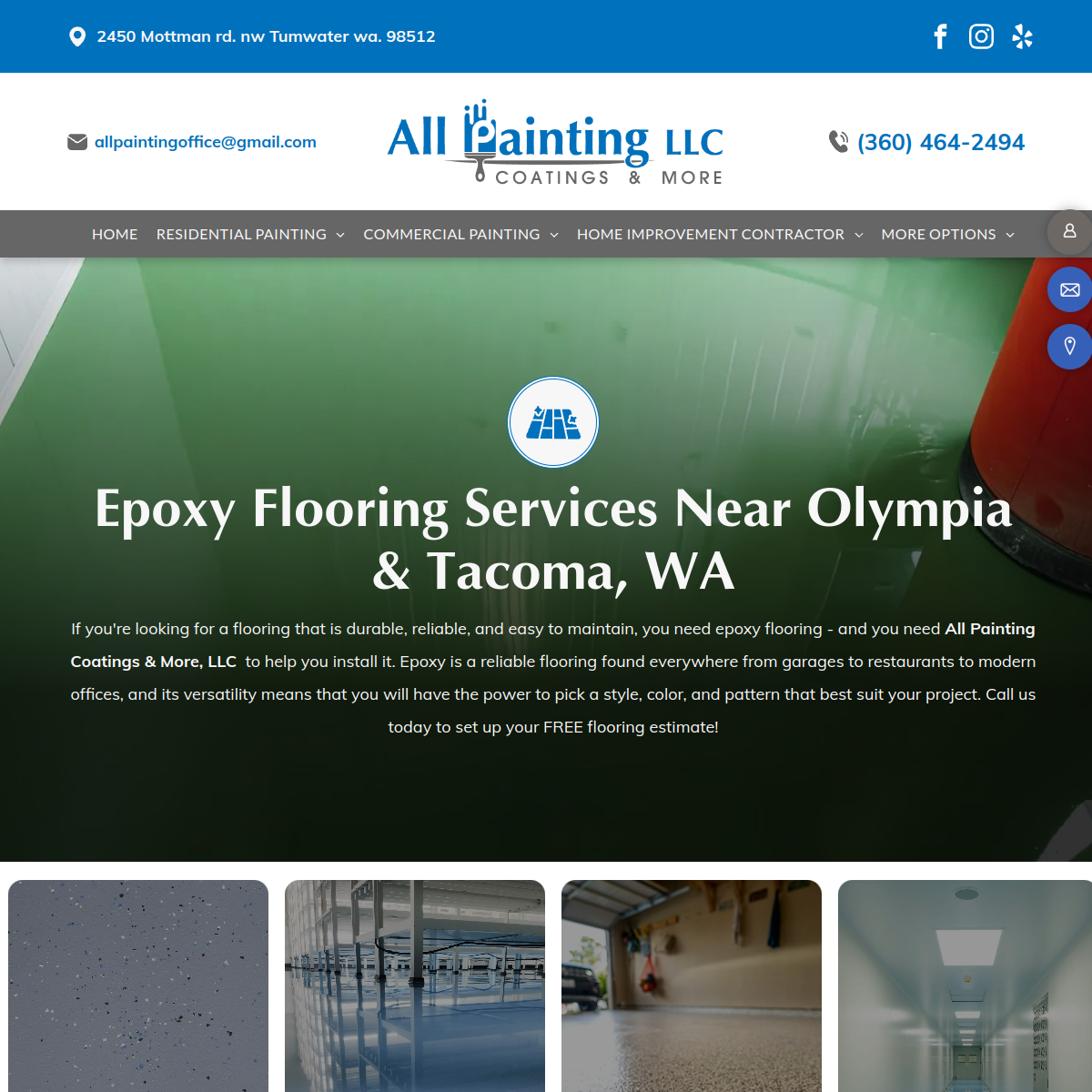 Screenshot of All Painting Coatings & More