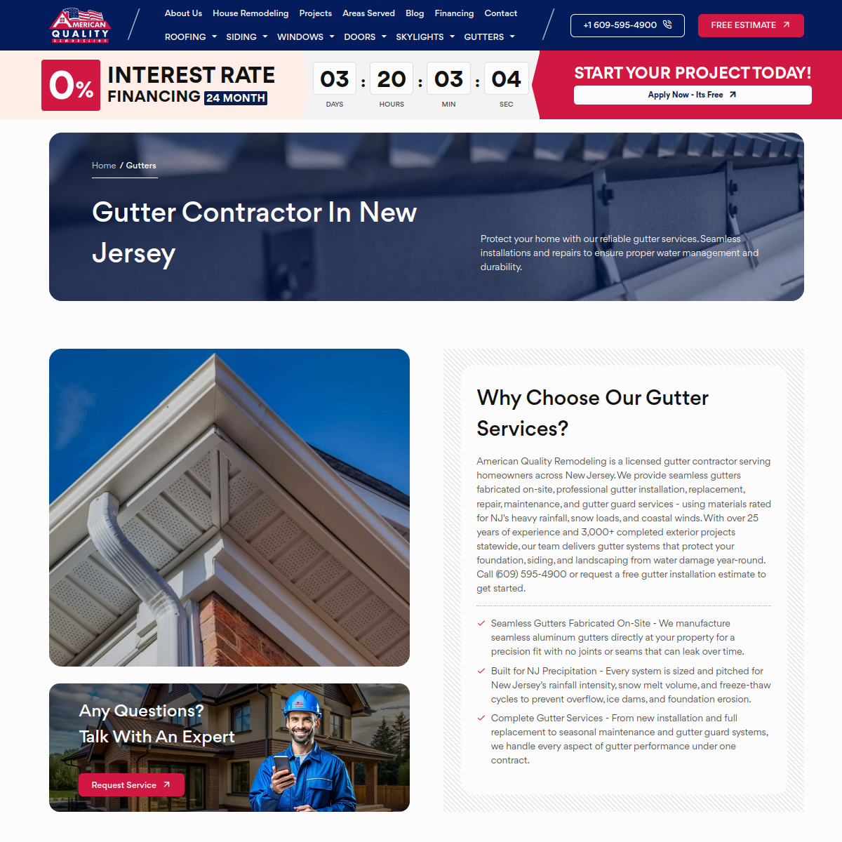 Screenshot of American Quality Remodeling