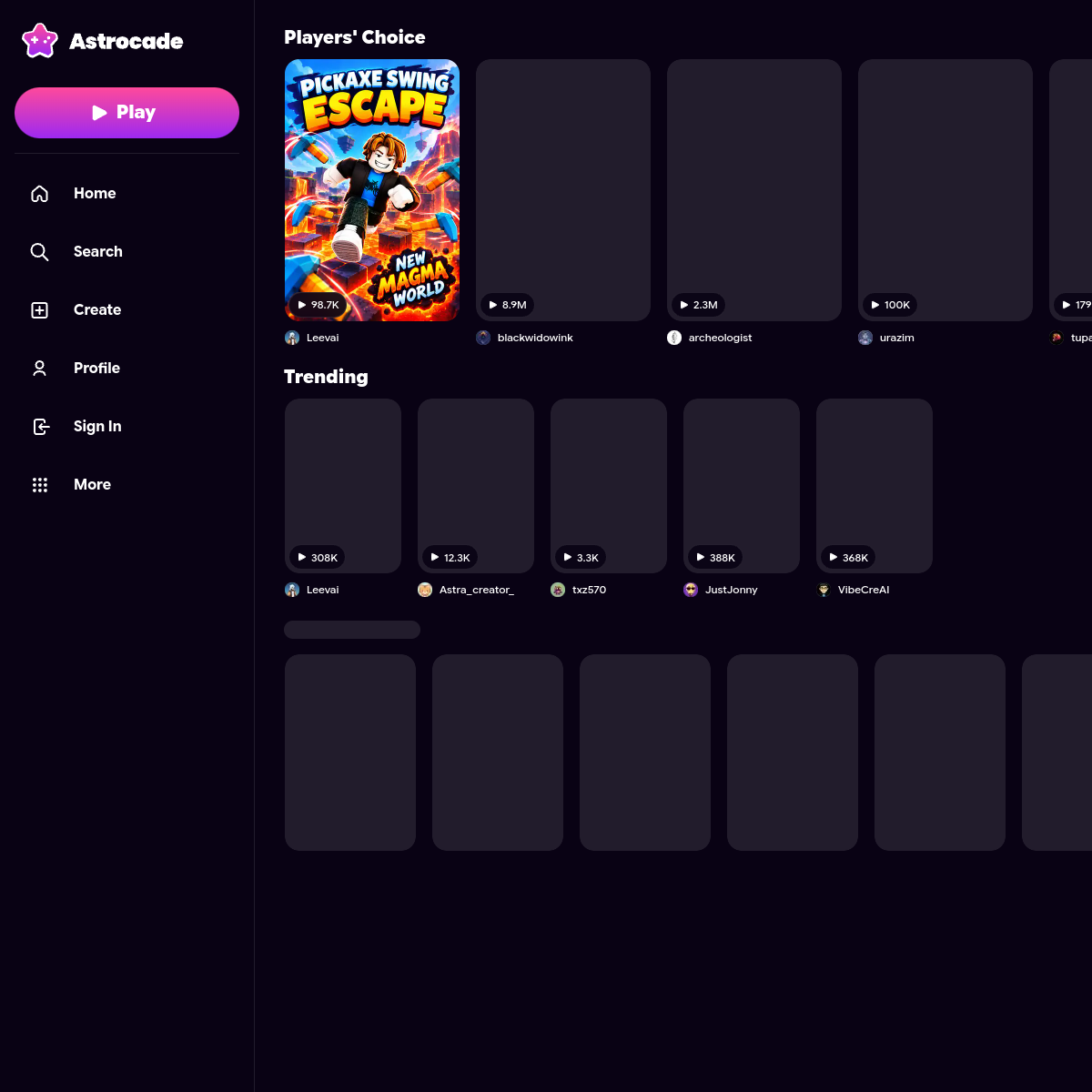 Screenshot of Astrocade