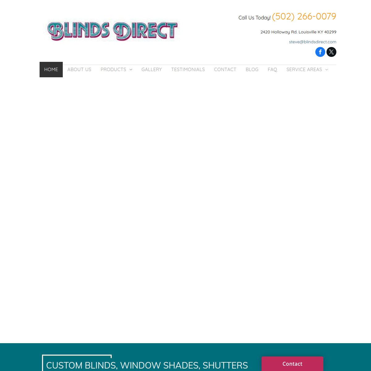 Screenshot of Blinds Direct