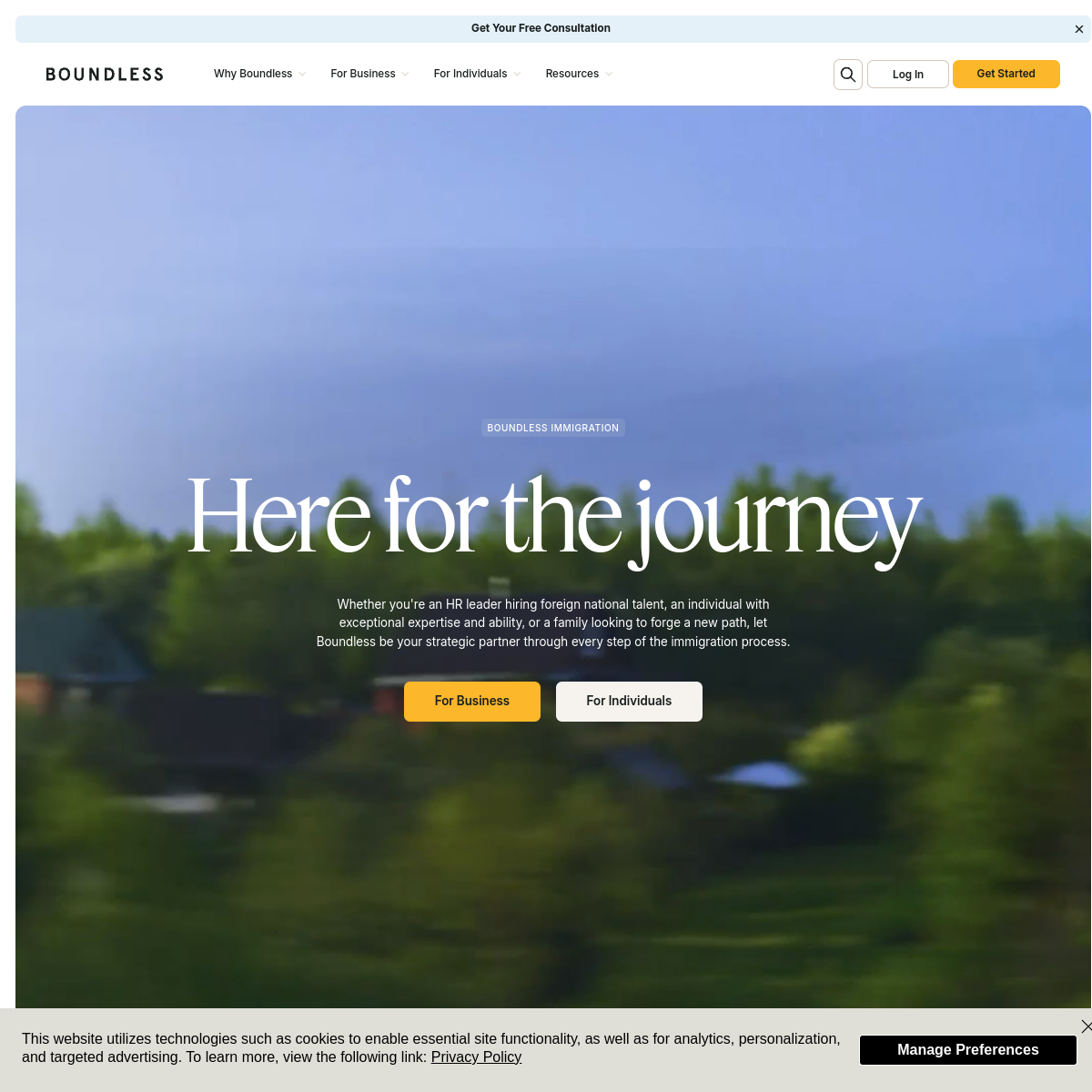 Screenshot of Boundless