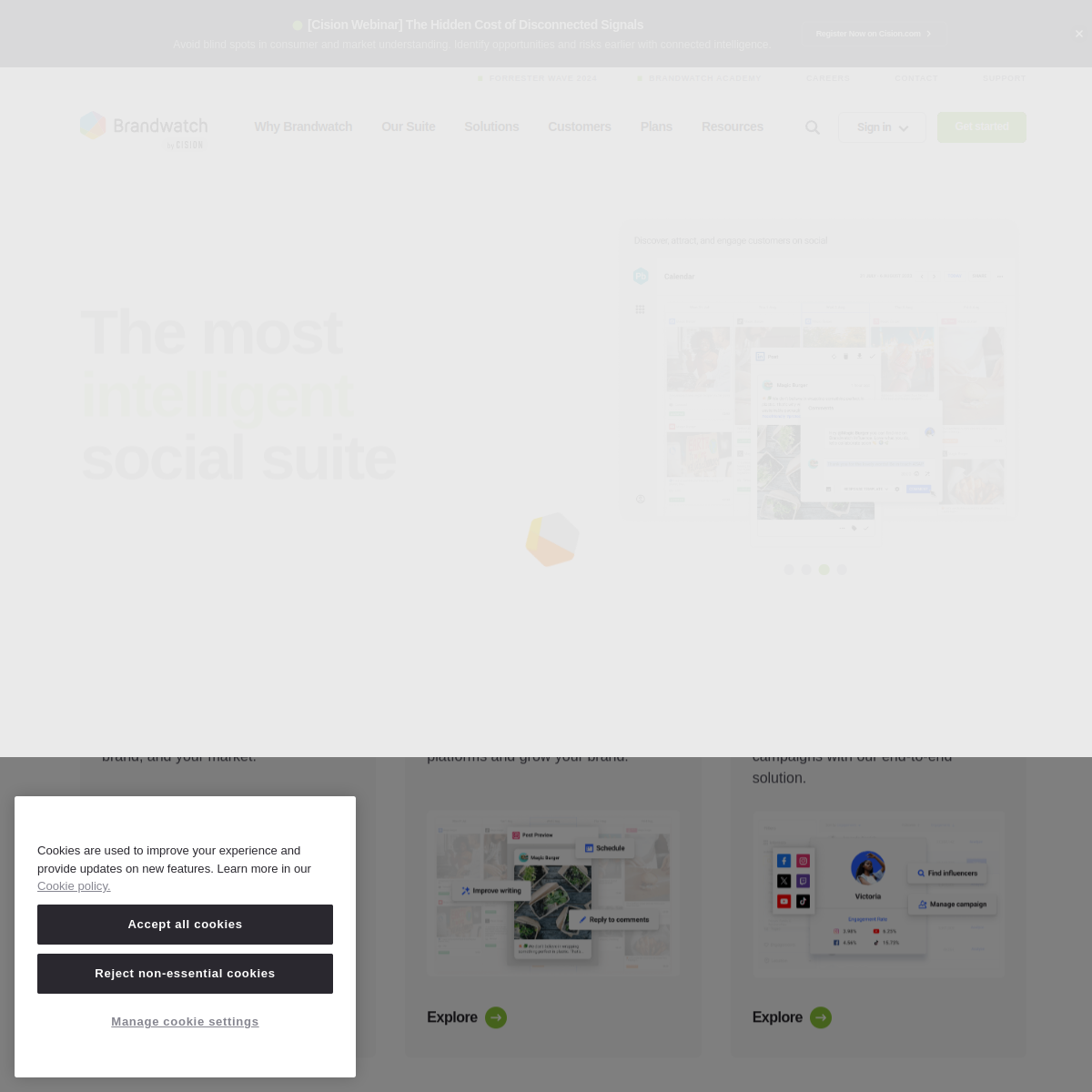 Screenshot of Brandwatch