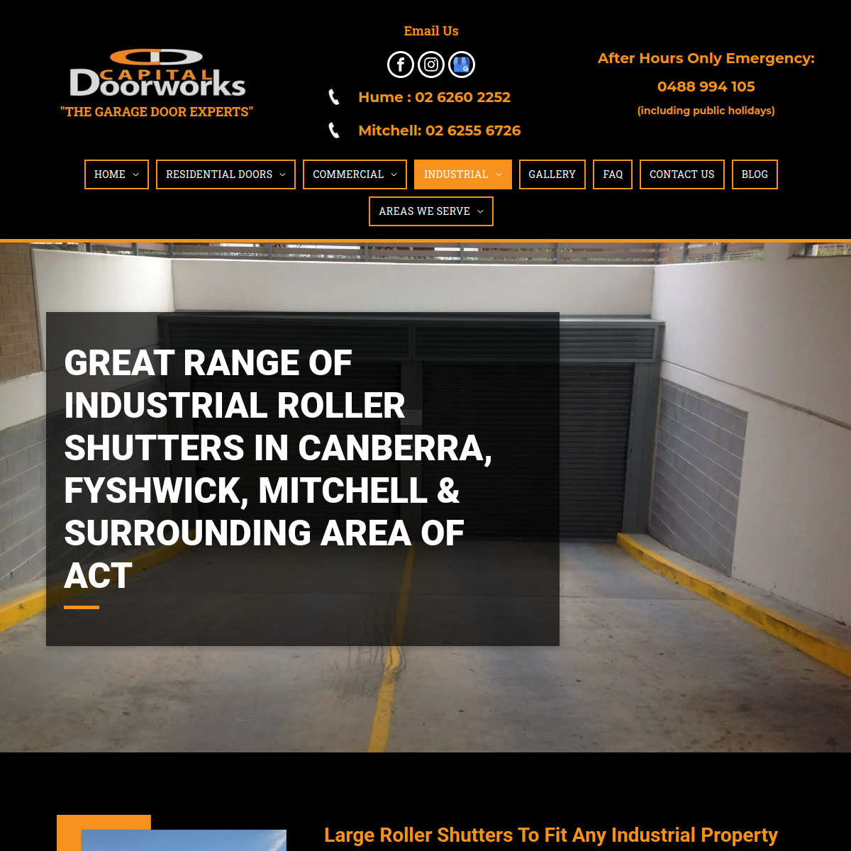 Screenshot of Capital Doorworks
