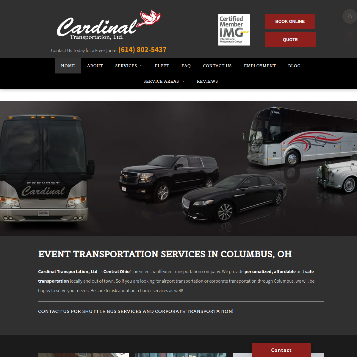 Screenshot of Cardinal Transportation Ltd