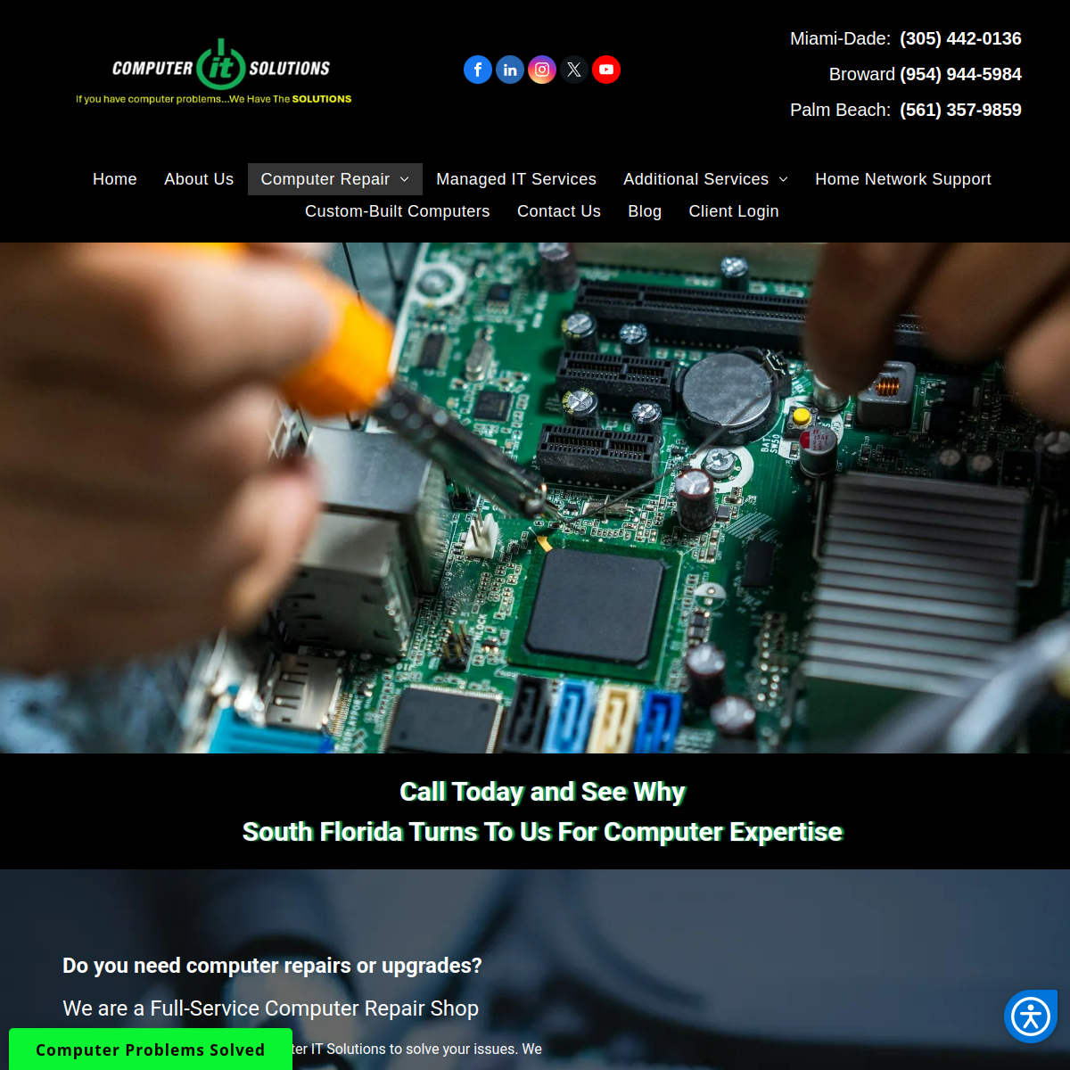 Screenshot of Computer IT Solutions