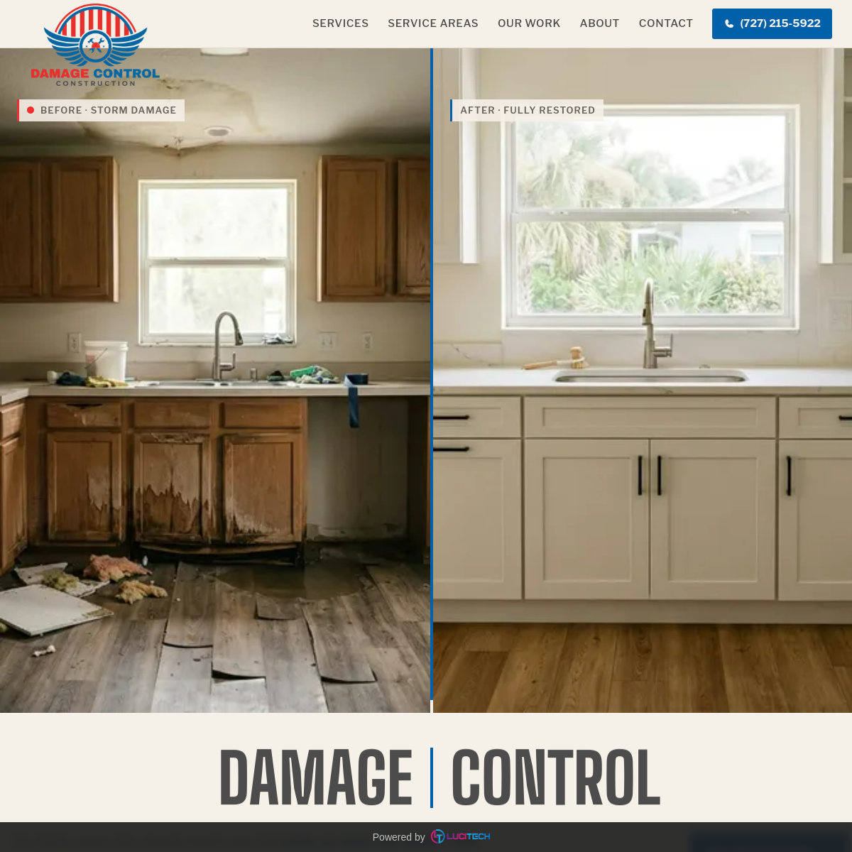 Screenshot of Damage Control Construction LLC